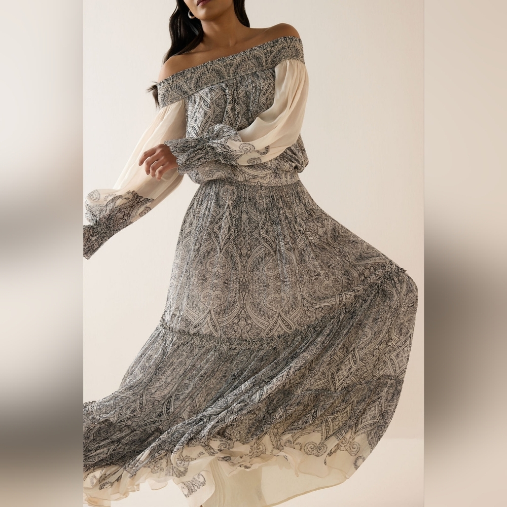 Hemant & Nandita Chavi Tiered Maxi Skirt - Picture 3 of 13
